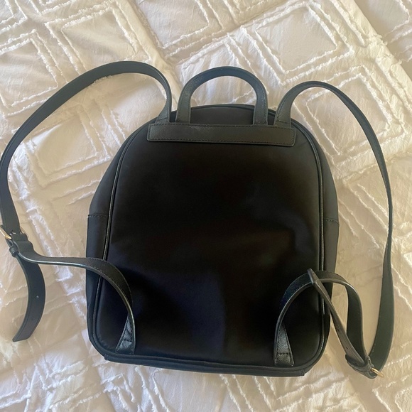 Kate Spade Bradley Small Black Nylon & Leather Backpack – Gold Hardware - Picture 5 of 8